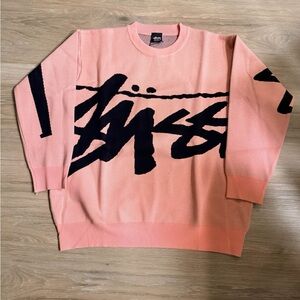 Stussy block Pink Sweater